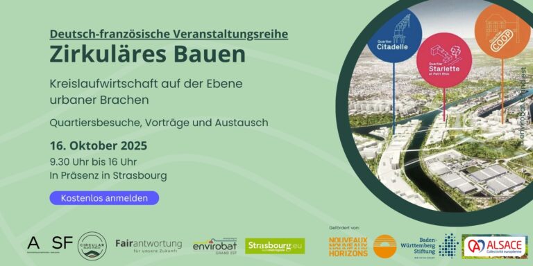 Zirkuläres Bauen #2: Kreislaufwirtschaft auf der Ebene urbaner Brachen